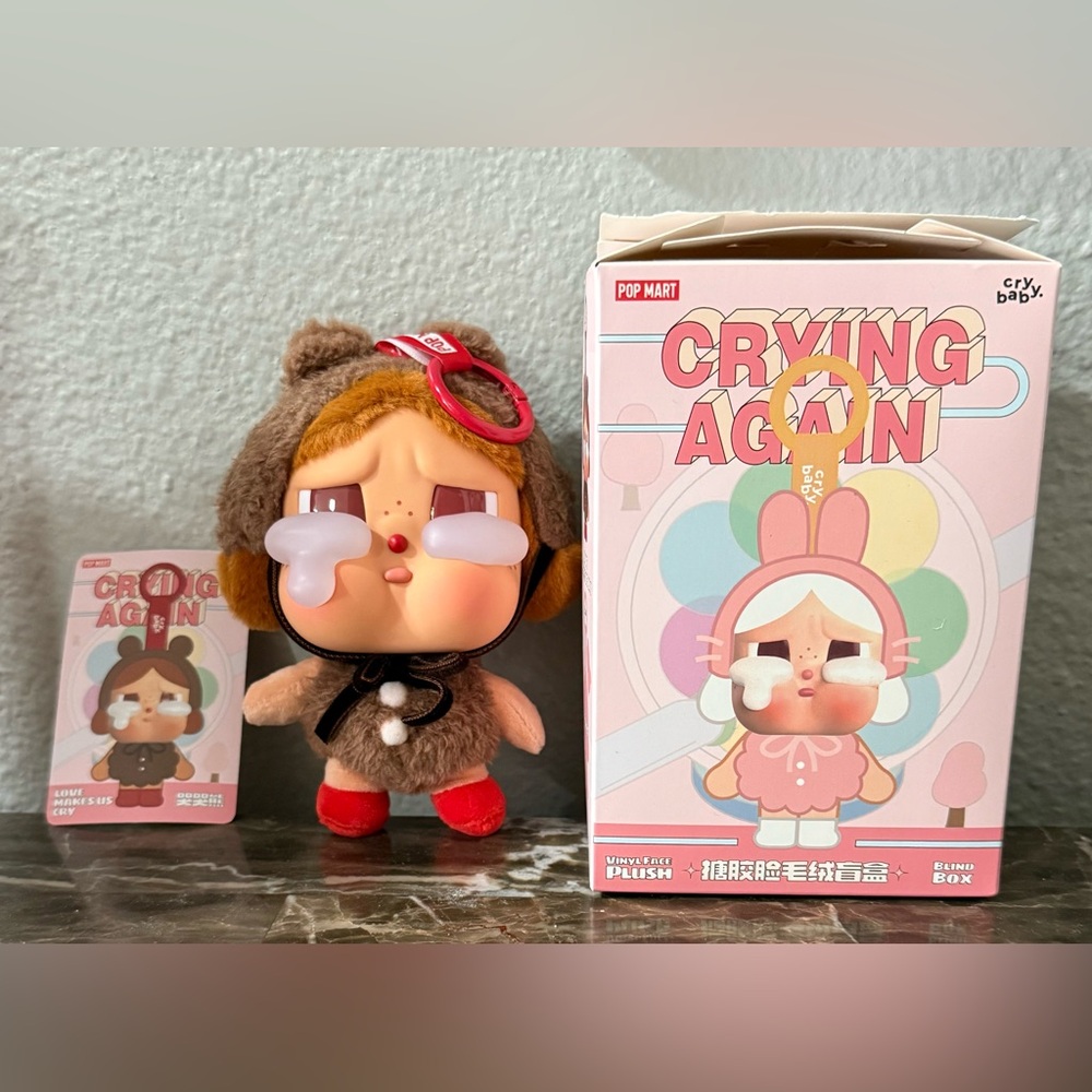 Pop Mart Authentic Cry Baby in Love Makes Us Cry